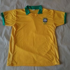Brazil national team soccer fan jersey mens. Sz xl